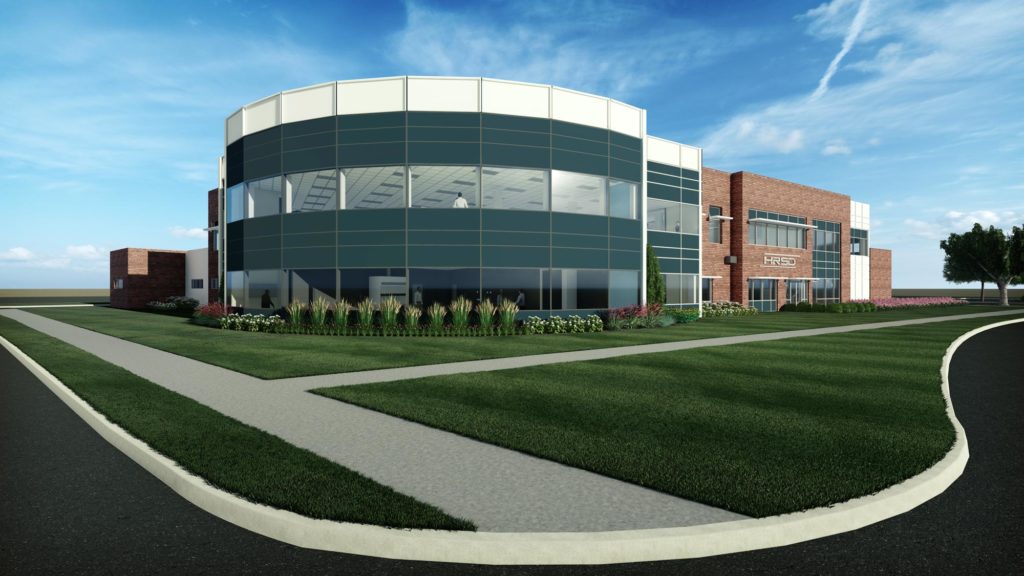 Rendering of HRSD Water Quality Services Building